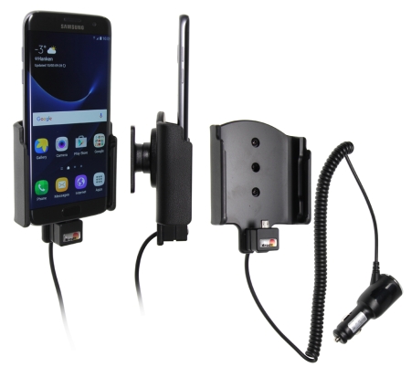 Uchwyt aktywny Brodit z wtyczką do gniazda zapalniczki, Samsung Galaxy S7 Edge w grupie Car audio / Smartfon w samochodzie / Uchwyty na telefon u BRL (240512866)