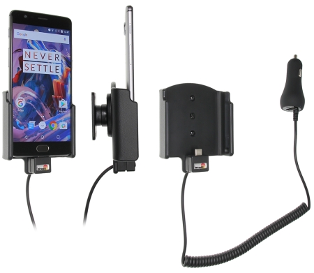 Uchwyt aktywny Brodit z wtyczką do gniazda zapalniczki, OnePlus 3/3T w grupie Car audio / Smartfon w samochodzie / Uchwyty na telefon u BRL (240512905)