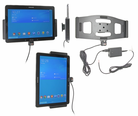 Uchwyt aktywny Brodit do stałej instalacji, Samsung Galaxy Tab PRO 10.1 LTE SM-T525/SM-T520 w grupie Car audio / Smartfon w samochodzie / Uchwyty na telefon u BRL (240513608)