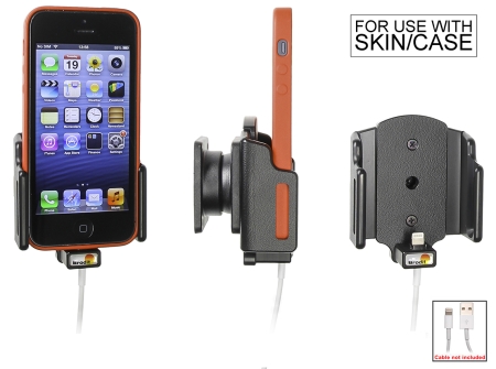Brodit Uchwyt do połączenia kablowego, Apple iPhone 5/5C/5S/SE w grupie Car audio / Smartfon w samochodzie / Uchwyty na telefon u BRL (240514435)