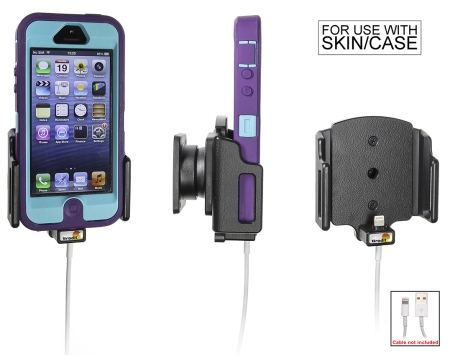 Brodit Uchwyt do połączenia kablowego, Apple iPhone 5/5S/SE w grupie Car audio / Smartfon w samochodzie / Uchwyty na telefon u BRL (240514437)