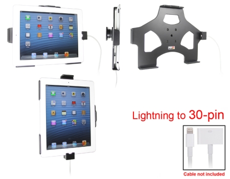 Brodit Uchwyt do połączenia kablowego, Apple iPad 4th Gen (A1458, A1459, A1460)/With Retina (Lightning Connector) w grupie Car audio / Smartfon w samochodzie / Uchwyty na telefon u BRL (240514452)