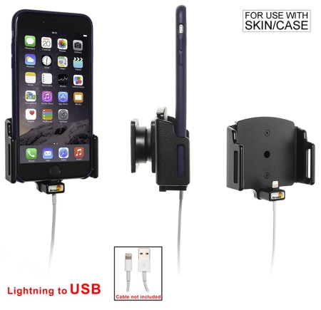 Brodit Uchwyt do połączenia kablowego, Apple iPhone 11/6 Plus/6S Plus/7 Plus/8 Plus/X/XR/Xs/Xs Max w grupie Car audio / Smartfon w samochodzie / Uchwyty na telefon u BRL (240514667)