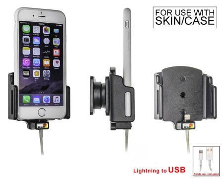 Brodit Uchwyt do połączenia kablowego, Apple iPhone 6S/7/8/SE 2nd Gen 2020/X/Xs w grupie Car audio / Smartfon w samochodzie / Uchwyty na telefon u BRL (240514795)