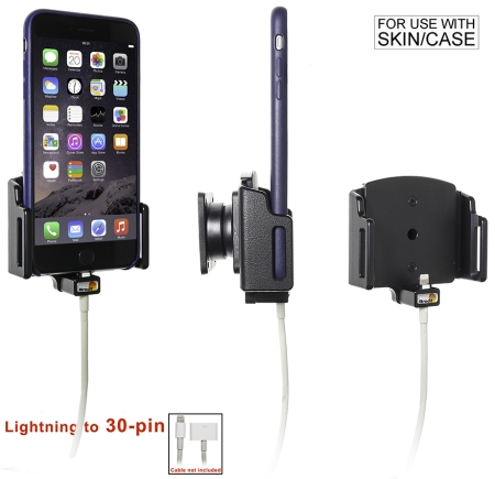 Brodit Uchwyt do połączenia kablowego, Apple iPhone 11/6 Plus/6S Plus/7 Plus/8 Plus/X/XR/Xs/Xs Max w grupie Car audio / Smartfon w samochodzie / Uchwyty na telefon u BRL (240515667)