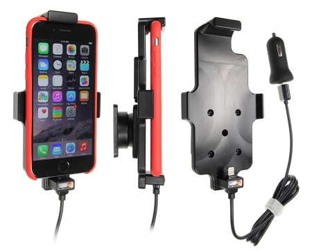 Brodit aktywny uchwyt z kablem USB i adapterem do gniazda zapalniczki, Apple iPhone 12 Mini/13 Mini/6/6S/7/8/SE 2nd Gen 2020 w grupie Car audio / Smartfon w samochodzie / Uchwyty na telefon u BRL (240521662)