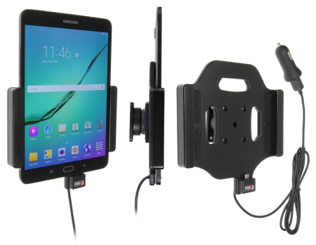 Brodit aktywny uchwyt z kablem USB i adapterem do gniazda zapalniczki, Samsung Galaxy Tab S2 8.0 SM-T713 /SM-T719 w grupie Car audio / Smartfon w samochodzie / Uchwyty na telefon u BRL (240521781)