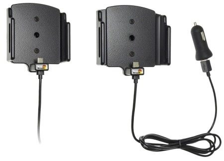 Brodit aktywny uchwyt z kablem USB i adapterem do gniazda zapalniczki, Samsung Galaxy S24 Ultra SM-S928B/DS/S24+ SM-S926B/DS/S25 Ultra/S25+ w grupie Car audio / Smartfon w samochodzie / Uchwyty na telefon u BRL (240521843)