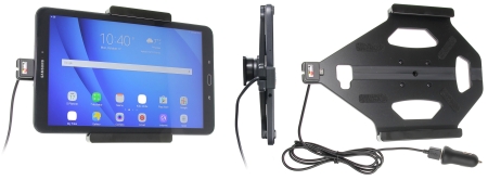 Aktywny uchwyt Brodit z kablem USB i adapterem do gniazda zapalniczki, Samsung Galaxy Tab A 10.1 (2016) SM-T580/SM-T585 w grupie Car audio / Smartfon w samochodzie / Uchwyty na telefon u BRL (240521919)