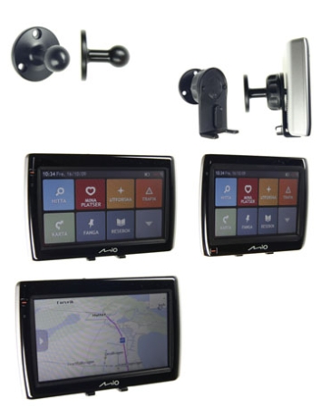 Brodit uchwyt, Mio Moov Spirit 300 Traffic/Moov Spirit 500 Traffic/Moov Spirit V 505 TV/S480/S485 m. fl. w grupie Car audio / Smartfon w samochodzie / Mocowania i akcesoria u BRL (240533067)