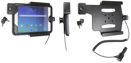 Brodit uchwyt z zamkiem na klucz, Samsung Galaxy Tab A 8.0 (2015) SM-T350 w grupie Car audio / Smartfon w samochodzie / Uchwyty na telefon u BRL (240535852)