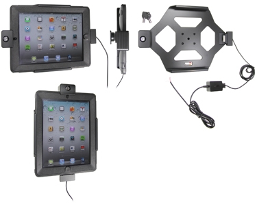 Brodit uchwyt z zamkiem na klucz, Apple iPad 3rd Gen (A1416, A1430, A1403) w grupie Car audio / Smartfon w samochodzie / Uchwyty na telefon u BRL (240536395)