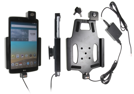 Brodit uchwyt z zamkiem na klucz, LG G Pad F 8.0 w grupie Car audio / Smartfon w samochodzie / Uchwyty na telefon u BRL (240536822)