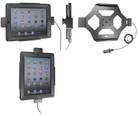 Uchwyt Brodit z blokadą sprężynową, Apple iPad 3rd Gen (A1416, A1430, A1403) w grupie Car audio / Smartfon w samochodzie / Uchwyty na telefon u BRL (240546395)