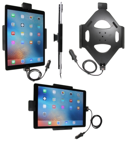 Uchwyt Brodit z blokadą sprężynową, Apple iPad Pro 12.9 (A1584, A1652, A1670, A1671) w grupie Car audio / Smartfon w samochodzie / Uchwyty na telefon u BRL (240553820)