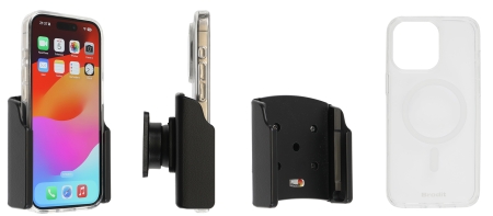 Brodit Etui na telefon z pasywnym uchwytem, Apple iPhone 15 Pro w grupie Car audio / Smartfon w samochodzie / Uchwyty na telefon u BRL (240711394)