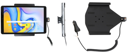 Brodit Aktywny uchwyt z wtykiem do gniazda zapalniczki, Samsung Galaxy Tab A 10.5 SM-T590/SM-T595 w grupie Car audio / Smartfon w samochodzie / Uchwyty na telefon u BRL (240712079)