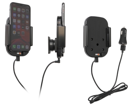 Qi bezprzewodowy aktywny uchwyt na telefon z ładowarką samochodową, Apple iPhone 11 Pro w grupie Car audio / Smartfon w samochodzie / Ładowanie bezprzewodowe u BRL (240718161)