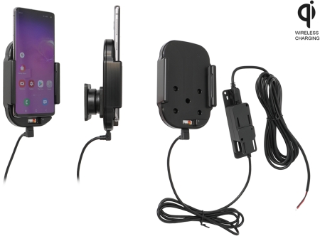 Qi bezprzewodowy aktywny uchwyt do stałej instalacji, Samsung Galaxy S10 w grupie Car audio / Smartfon w samochodzie / Uchwyty na telefon u BRL (240719115)