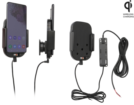 Qi bezprzewodowy aktywny uchwyt do stałej instalacji, Samsung Galaxy S20 Plus 5G (SM-G986B/SM-G986F) w grupie Car audio / Smartfon w samochodzie / Uchwyty na telefon u BRL (240719191)