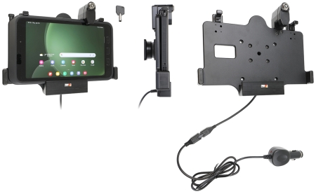 Brodit Uchwyt z zamkiem na klucz, Samsung Galaxy Tab Active 3 SM-T570/SM-T575/5 SM-X300/SM-X306B w grupie Car audio / Smartfon w samochodzie / Uchwyty na telefon u BRL (240735386)