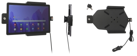 Uchwyt Brodit z zamkiem na klucz, Samsung Galaxy Tab A7 10.4 (2020) SM-T500/SM-T505 w grupie Car audio / Smartfon w samochodzie / Uchwyty na telefon u BRL (240752229)