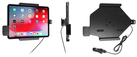 Uchwyt Brodit z zamkiem sprężynowym, Apple iPad Air 11 (A2902, A2903, A2904)/Air 11 2025 M3 (A3266, A3267, A2370)/Air 4th Gen (A2072, A2316, A2324, A2325)/Air 5th Gen (A2588, A2589, A2591)/Pro 11 2018 (A1980, A2013, A1934, A1979)/Pro 11 2020 2nd Generatio w grupie Car audio / Smartfon w samochodzie / Uchwyty na telefon u BRL (240753094)