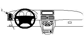 Toyota Corolla 98-01, Lewa w grupie Car audio / Co pasuje do mojego samochodu / Toyota / Corolla / Corolla 2000-2006 u BRL (240802494)