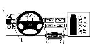 Audi A6 98-03, Lewa w grupie Car audio / Co pasuje do mojego samochodu / Audi / Audi A6 / Audi A6 1998-2004 u BRL (240802592)