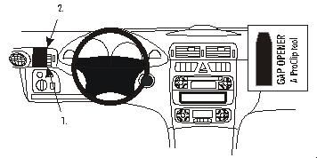 Mercedes Benz C-Klass 00-06, Lewa w grupie Car audio / Co pasuje do mojego samochodu / Mercedes / Klasa C / Klasa C 2008-2014 W204 u BRL (240803043)