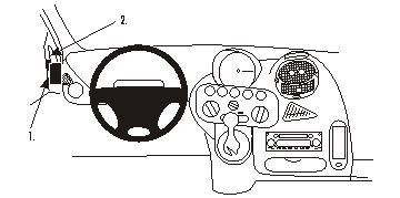 Fiat Multipla 99-09, Lewa, Niska w grupie Car audio / Co pasuje do mojego samochodu / Fiat / Multipla u BRL (240803195)