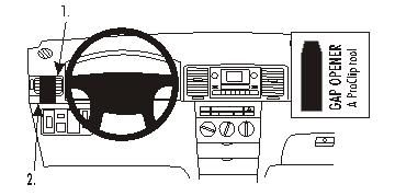 Toyota Corolla 02-07, Lewa w grupie Car audio / Co pasuje do mojego samochodu / Toyota / Corolla Verso / Corolla Verso 2001-2009 u BRL (240803803)