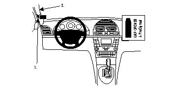 Uchwyt ProClip, Mercedes Benz E-Klasa, Coupé/Sedan/Kombi 02-09 w grupie Car audio / Co pasuje do mojego samochodu / Mercedes / Klasa E / Klasa E 2002-2009 W211 u BRL (240804136)