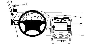 Brodit ProClip, Mercedes Benz B-Class 05-11 w grupie Car audio / Co pasuje do mojego samochodu / Mercedes / Klasa B / Klasa B 2006-2011 u BRL (240804225)