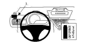 Brodit ProClip, Toyota iQ 09-19 w grupie Car audio / Co pasuje do mojego samochodu / Toyota / IQ / IQ 2009-2015 u BRL (240804292)