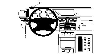 Brodit ProClip, Mercedes Benz E-Class, Sedan/Kombi 09-16 w grupie Car audio / Co pasuje do mojego samochodu / Mercedes / Klasa E / Klasa E 2010-2016 W212 u BRL (240804332)