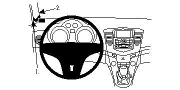 Chevrolet Cruze 09-14, lewy w grupie Car audio / Co pasuje do mojego samochodu / Chevrolet / Cruze u BRL (240804351)