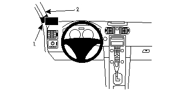 Brodit ProClip, Volvo C30 07-15 w grupie Car audio / Co pasuje do mojego samochodu / Volvo / Volvo C30 / Volvo C30 2006-2013 u BRL (240804682)