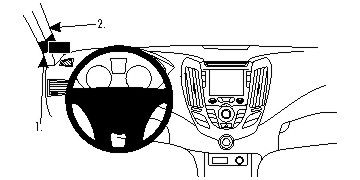 ProClip Monteringsbygel Hyundai Veloster 12-15, Lewa w grupie Car audio / Co pasuje do mojego samochodu / Hyundai / Veloster / Veloster 2011-2017 u BRL (240804688)