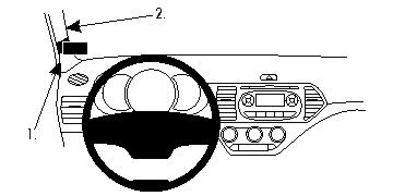 Kia Picanto 12-15, Lewa w grupie Car audio / Co pasuje do mojego samochodu / Kia / Picanto / Picanto 2011-2017 u BRL (240804692)
