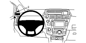 Toyota Prius + 12-15, Lewa w grupie Car audio / Co pasuje do mojego samochodu / Toyota / Prius / Prius 2016-2022 u BRL (240804714)