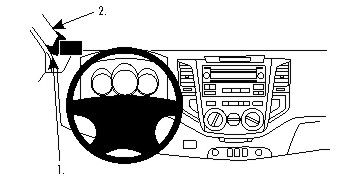 Toyota HiLux 12-15, Lewa w grupie Car audio / Co pasuje do mojego samochodu / Toyota / Hilux / Hilux 2016-2026 u BRL (240804811)