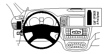 Brodit ProClip, Mercedes Benz GL-Klass/GLE-Klass/M-Klass/ML 12-19 w grupie Car audio / Co pasuje do mojego samochodu / Mercedes / ML u BRL (240804826)