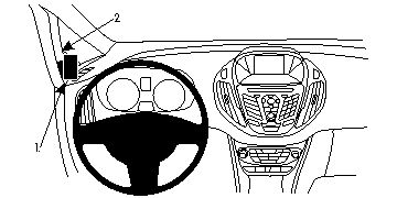 Ford B-Max 13-15, Lewa w grupie Car audio / Co pasuje do mojego samochodu / Ford / B-max / B-Max 2012-2017 u BRL (240804851)