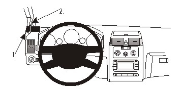 Brodit ProClip, Volkswagen Touran 03-15 w grupie Car audio / Co pasuje do mojego samochodu / Volkswagen / Touran / Touran 2003-2010 u BRL (240804908)