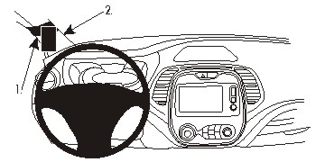 Brodit ProClip, Renault Captur 14-19 w grupie Car audio / Co pasuje do mojego samochodu / Renault / Captur / Captur 2013-2019 u BRL (240804943)