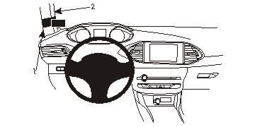 Brodit ProClip, Peugeot 308 14-21 w grupie Car audio / Co pasuje do mojego samochodu / Peugeot / Peugeot 308 / Peugeot 308 2014-2021 u BRL (240804953)