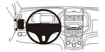 ProClip Uchwyt montażowy Chevrolet Trax 14-14, Lewa w grupie Car audio / Co pasuje do mojego samochodu / Chevrolet u BRL (240804976)