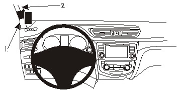 Brodit ProClip, Nissan Qashqai 14-21 w grupie Car audio / Co pasuje do mojego samochodu / Nissan / Qashqai / Qashqai 2013-2021 u BRL (240804994)