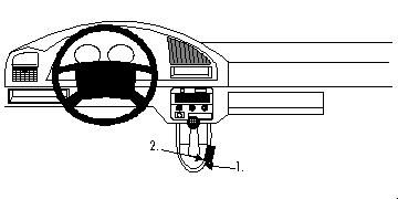 Citroen Berlingo 97-02, konsola w grupie Car audio / Co pasuje do mojego samochodu / Peugeot / Peugeot Partner / Peugeot Partner 1997-2008 u BRL (240832336)